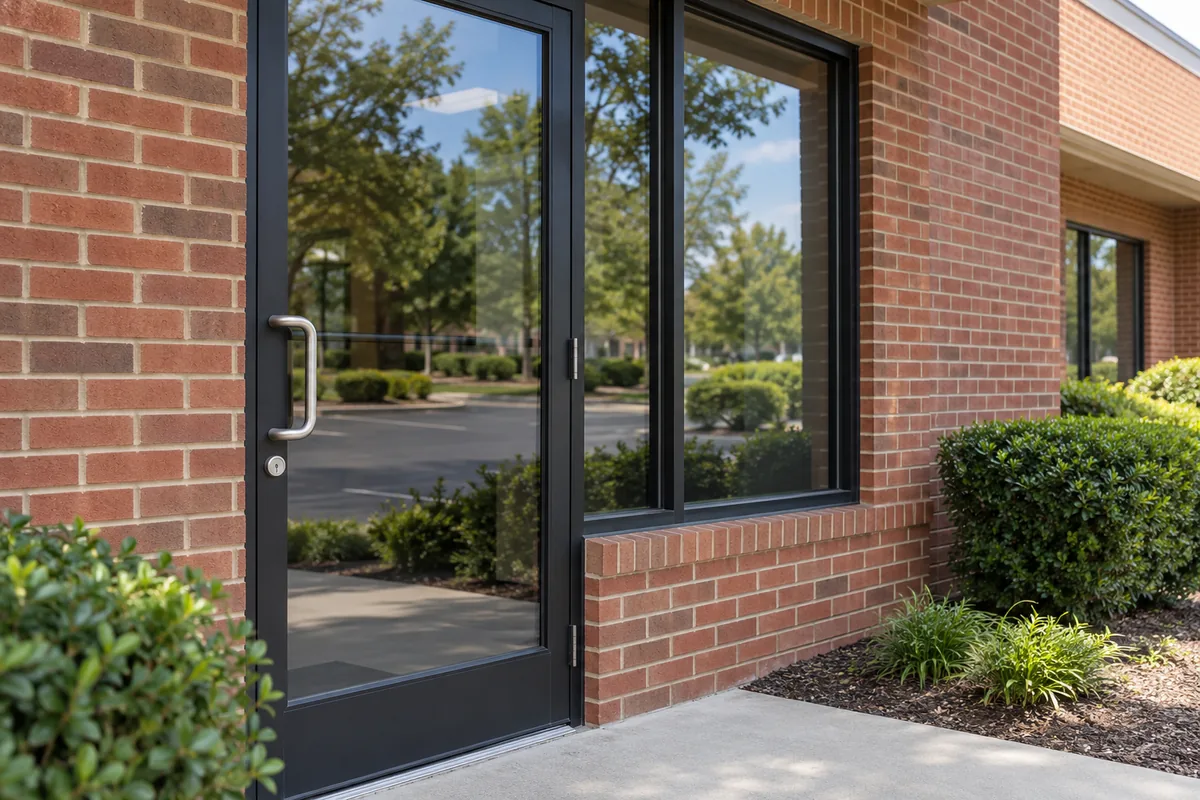 Representative small business entrance